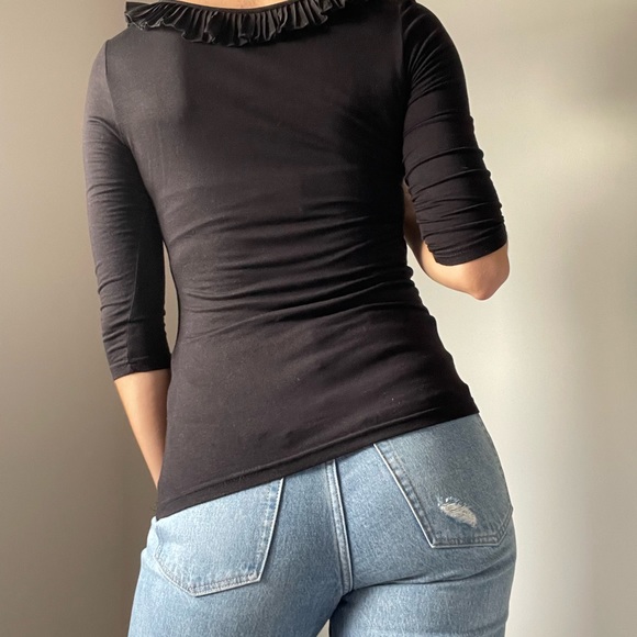 H&M Blouse Frill Detail size XS - Picture 3 of 3